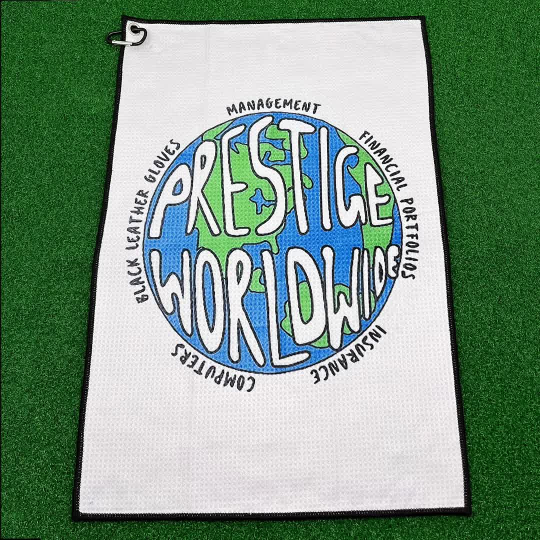 Prestige Worldwide Cartoon Microfiber Premium Golf Towel