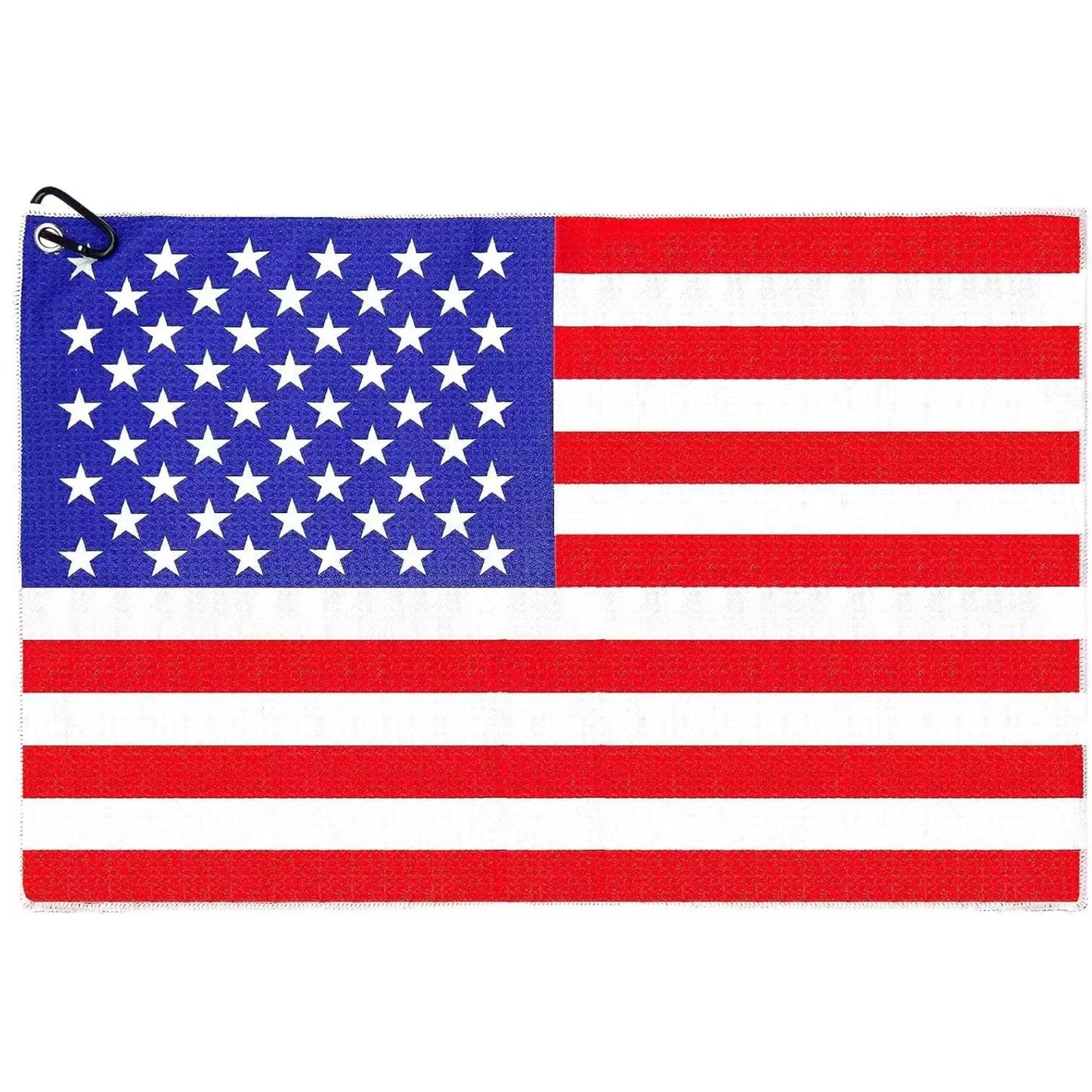 USA Flag Microfiber Premium Golf Towel