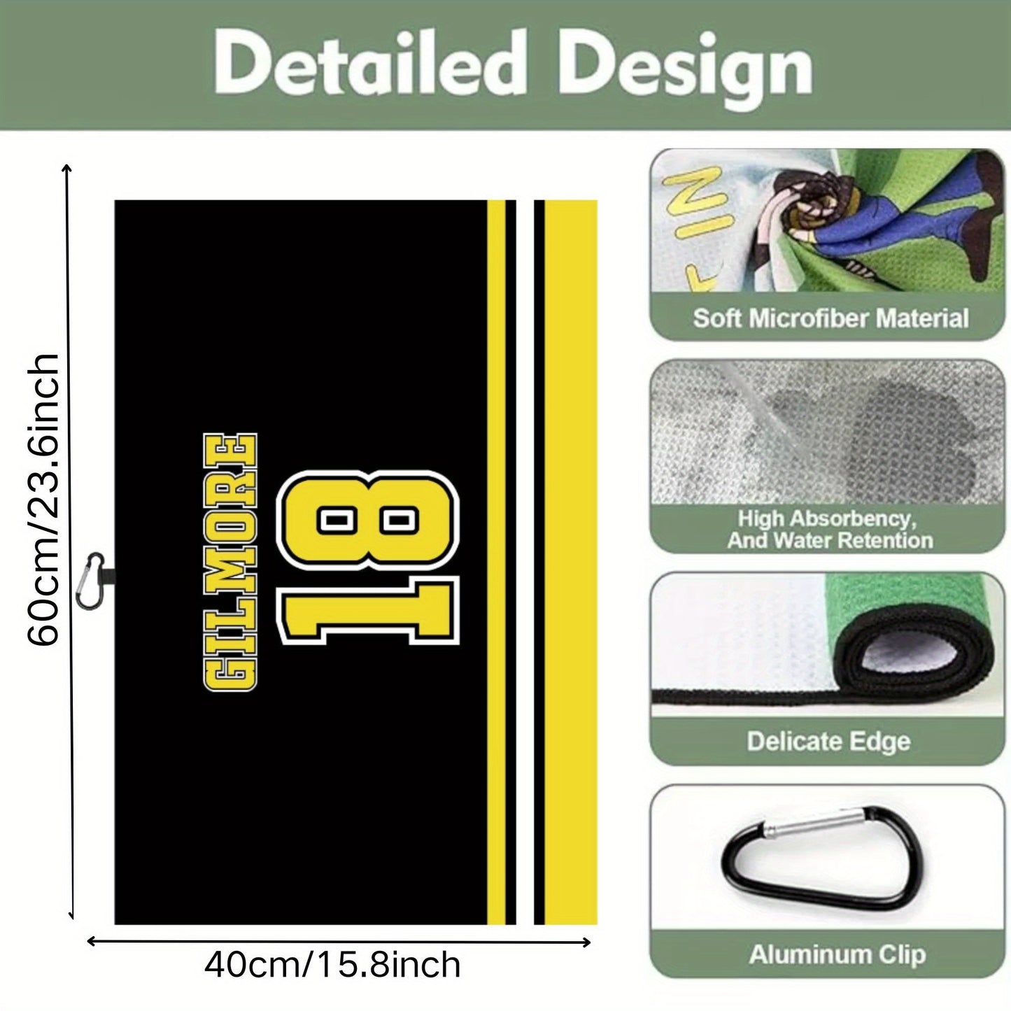 Happy Gilmore Waffle Golf Towel